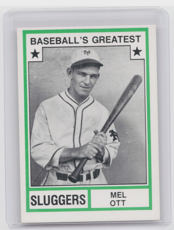 1982 TCMA Baseball's Greatest Sluggers (White Back) Mel Ott #32 Giants