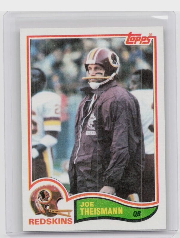 1982 Topps Joe Theismann #521 Redskins