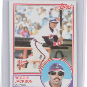 1983 Topps Reggie Jackson #500 Angels