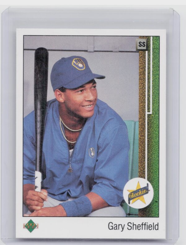 1989 Upper Deck Gary Sheffield RC #13 Brewers