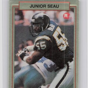 1990 Action Packed Rookie/Update Junior Seau RC #38 Chargers