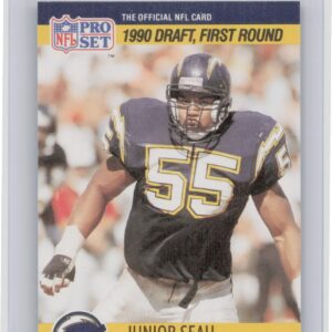 1990 Pro Set Junior Seau RC #673 Chargers