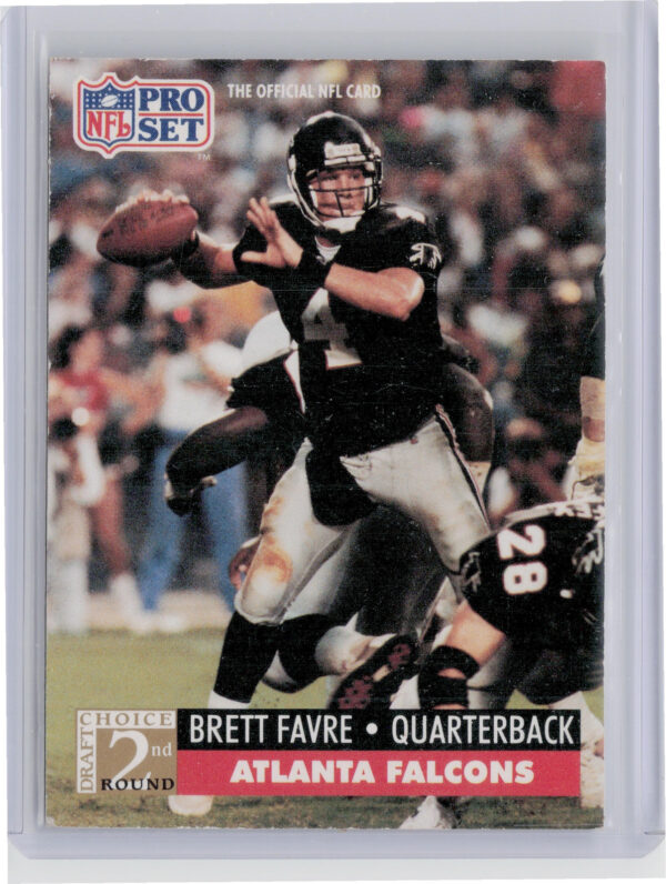 1991 Pro Set Brett Favre RC #762 Falcons