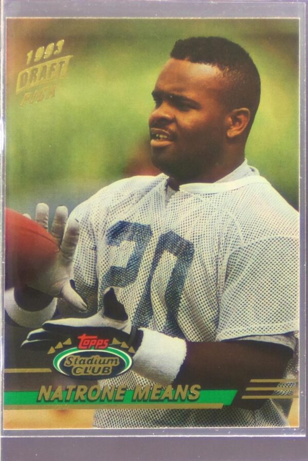 1993 Stadium Club Natrone Means RC #21 Chargers