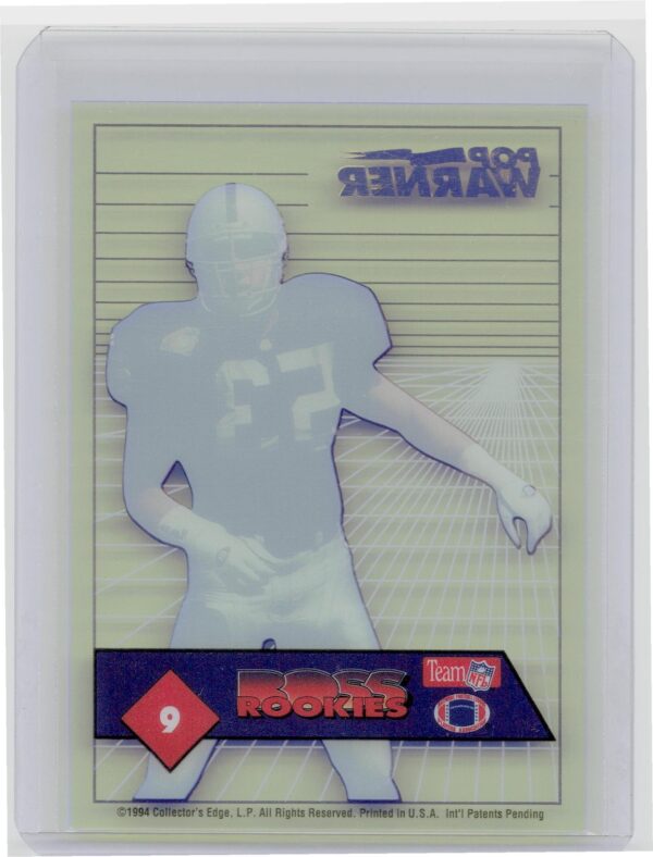 1994 Collector's Edge Rob Fredrickson #9 Raiders Boss Rookies Update Pop Warner - Image 3