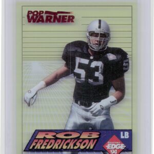 1994 Collector's Edge Rob Fredrickson #9 Raiders Boss Rookies Update Pop Warner