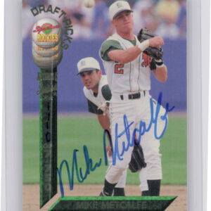 1994 Signature Rookies Draft Picks Mike Metcalfe AU SN7750 #63 Dodgers Signature