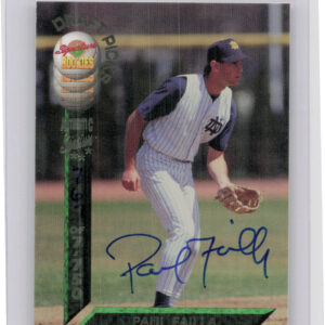 1994 Signature Rookies Draft Picks Paul Failla AU SN7750 #59 Angels Signatures