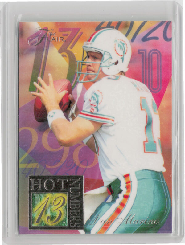1994 Ultra Dan Marino #7 Dolphins Flair Hot Numbers