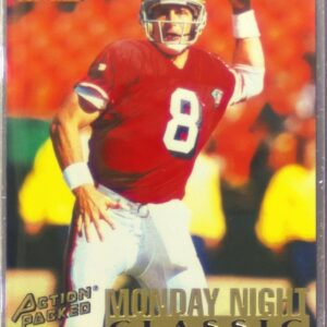 1995 Action Packed Monday Night Football Steve Young #100 49ers