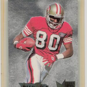 1995 Fleer Metal Jerry Rice #34 49ers Silver Flashers
