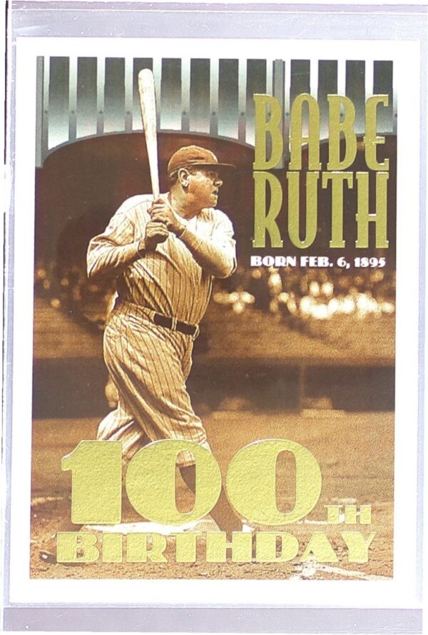 1995 Topps Babe Ruth #3 Yankees 100th Birthday