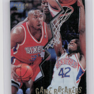 1996-97 Fleer Jerry Stackhouse / Clarence Weatherspoon #11 76ers Game Breakers