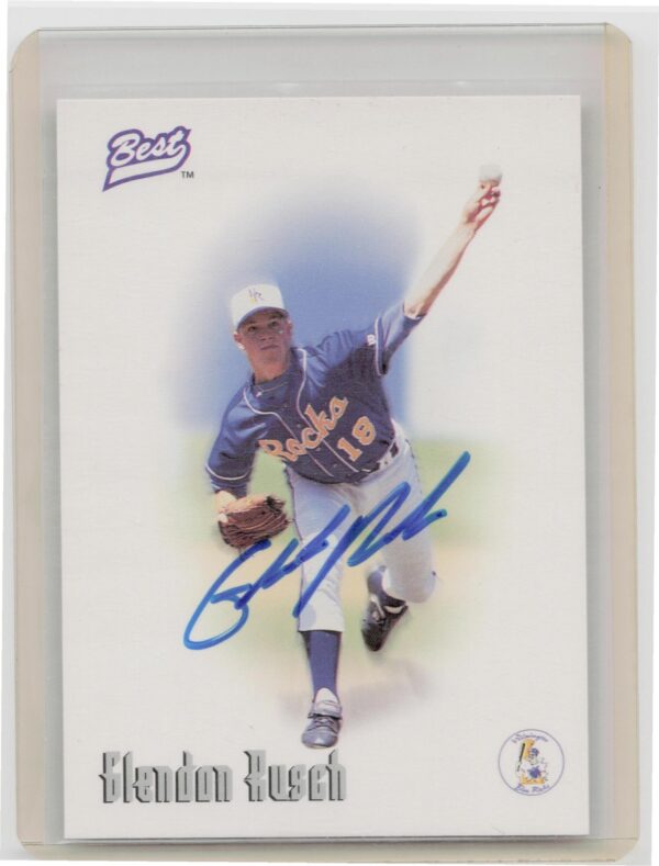 1996 Best Glendon Rusch Auto #NNO Rocks Autographs