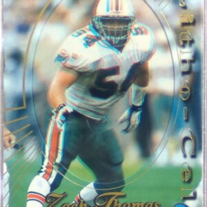 1996 Pacific Litho-Cel Zach Thomas RC #Litho-57 Dolphins
