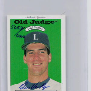 1996 Signature Rookies Old Judge Ben Van Ryn AU SN6000 #34 Dukes Signatures