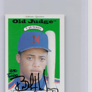 1996 Signature Rookies Old Judge Butch Huskey AU SN6000 #13 Tides Signatures