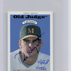 1996 Signature Rookies Old Judge Don Wengert AU SN6000 #36 Stars Signatures