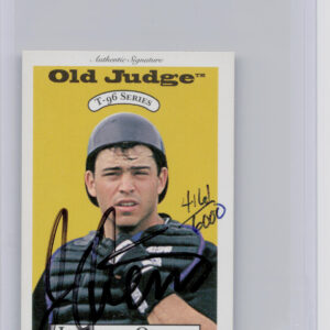 1996 Signature Rookies Old Judge Jayhawk Owens AU SN6000 #25 Sox Signatures