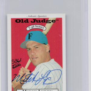 1996 Signature Rookies Old Judge Mitch Lyden AU SN6000 #17 Royals Signatures