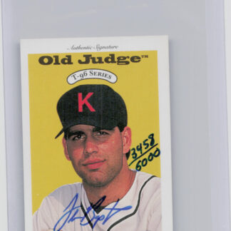1996 Signature Rookies Old Judge Travis Baptist AU SN6000 #2 Chiefs Signatures