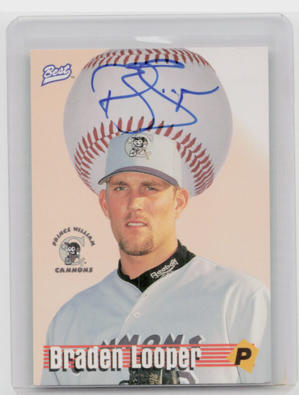 1997 Best Braden Looper #NNO Cannons Limited Autographs