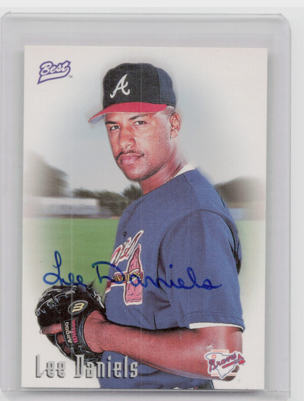 1997 Best Lee Daniels AU #NNO Braves Autographs Autograph Series