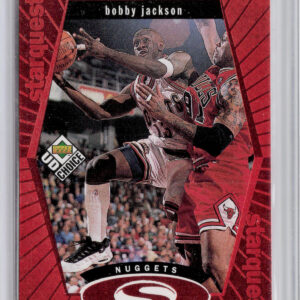 1998-99 UD Choice Bobby Jackson #SQ7 Nuggets StarQuest Red