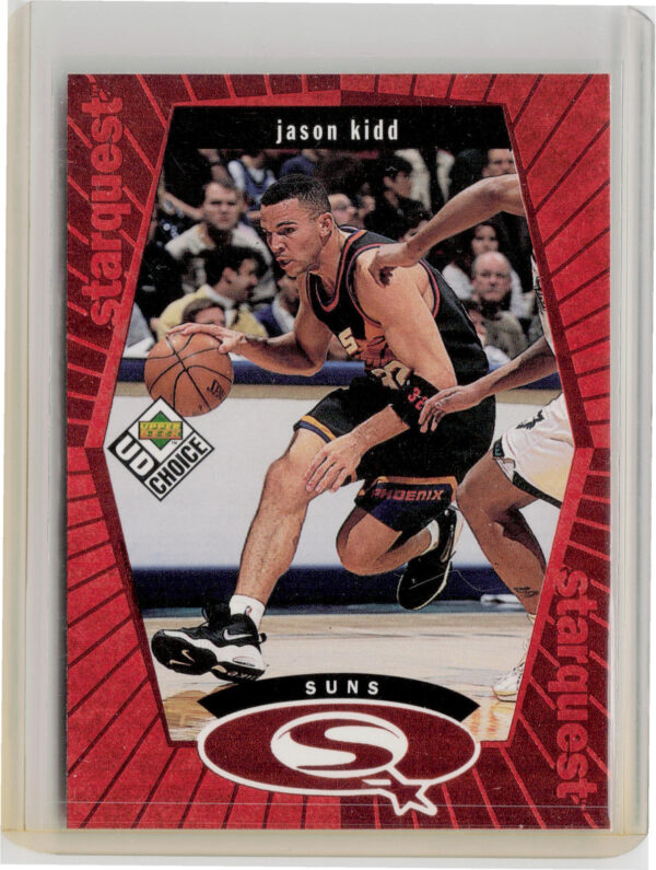 1998-99 UD Choice Jason Kidd #SQ21 Suns StarQuest Red