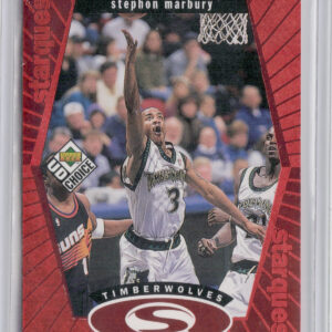 1998-99 UD Choice Stephon Marbury #SQ16 Timberwolves StarQuest Red