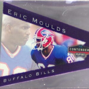 1998 Playoff Contenders Eric Moulds RC #10 Bills Pennants Blue Felt