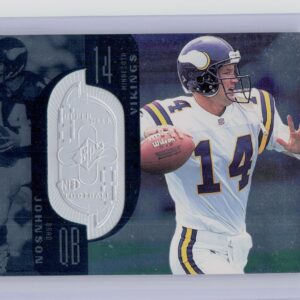 1998 SPx Finite Brad Johnson /7600 #48 Vikings