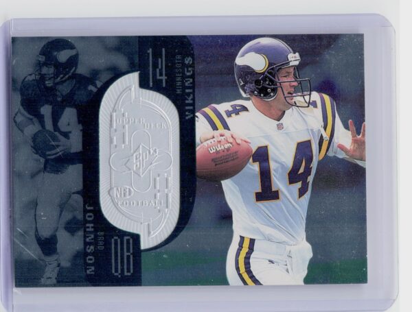 1998 SPx Finite Brad Johnson /7600 #48 Vikings