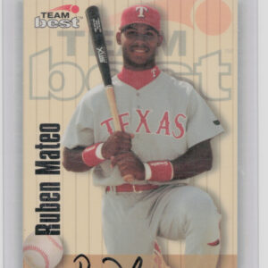 1998 Team Best Ruben Mateo AU #NNO Rangers Autographs Signature Series