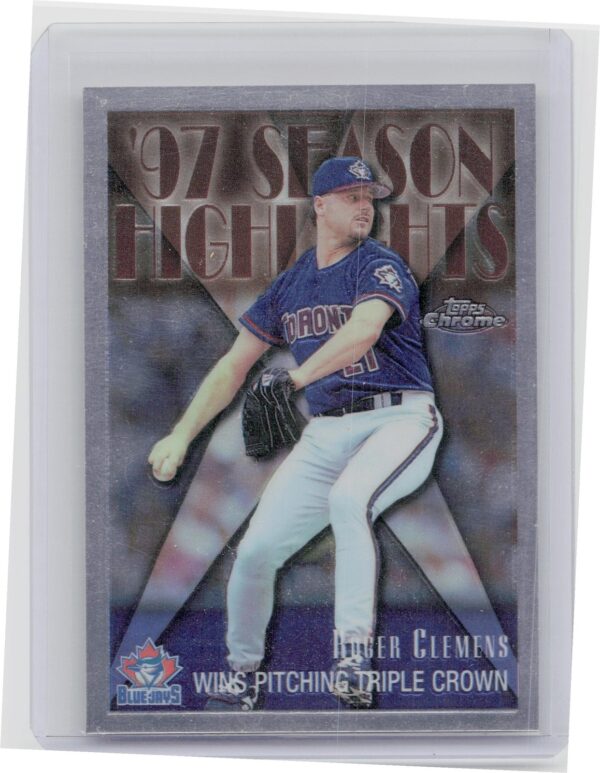 1998 Topps Chrome Roger Clemens #475 Jays