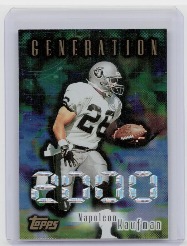 1998 Topps Napoleon Kaufman #GE13 Raiders Generation 2000