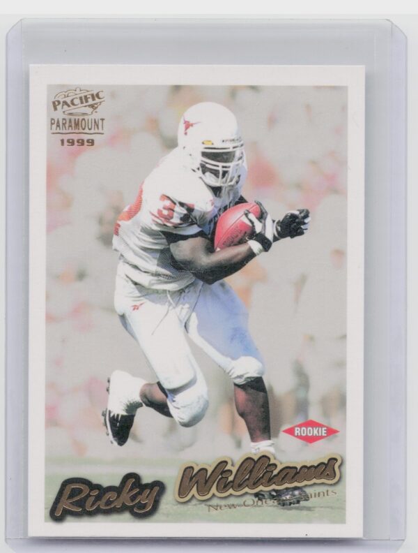 1999 Pacific Paramount Ricky Williams Gold #154 Saints