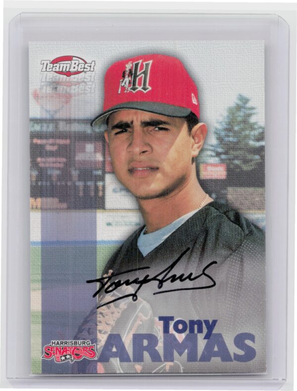 1999 Team Best Rookie Tony Armas AU #NNO Senators Autographs