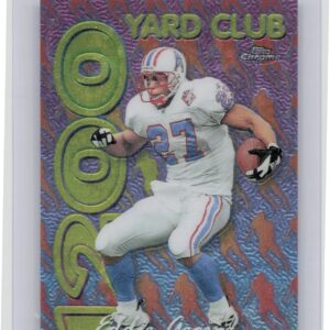 1999 Topps Chrome Eddie George #AE4 Titans All Etch (1200 Yard Club / 3000 Yard