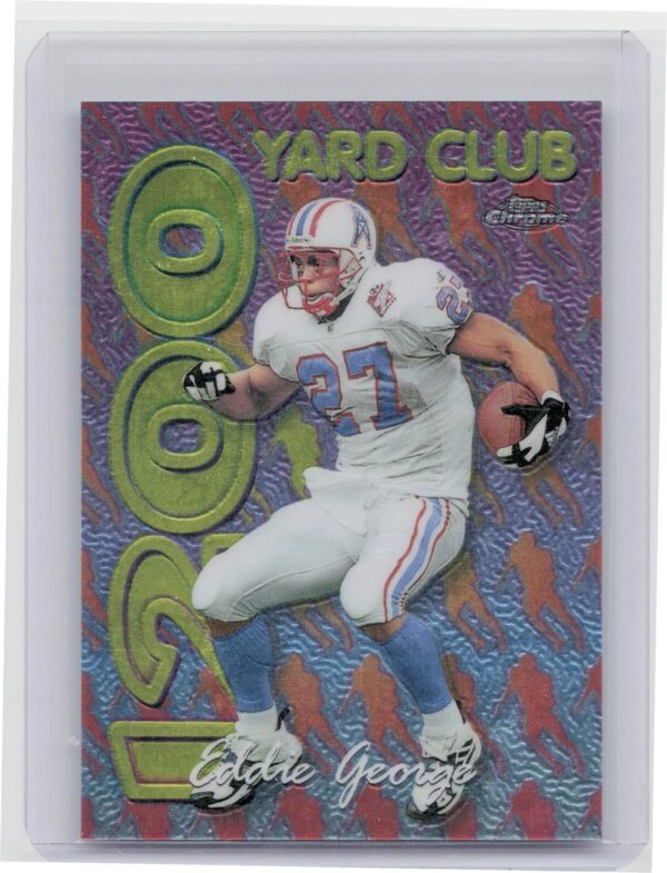 1999 Topps Chrome Eddie George #AE4 Titans All Etch (1200 Yard Club / 3000 Yard