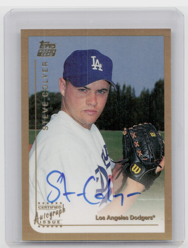 1999 Topps Traded & Rookies Steve Colyer AU #T23 Dodgers Autographs