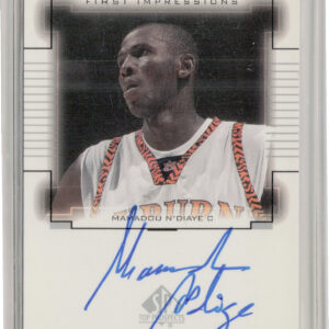 2000-01 SP Top Prospects Mamadou N'Diaye AU #MN Tigers First Impressions