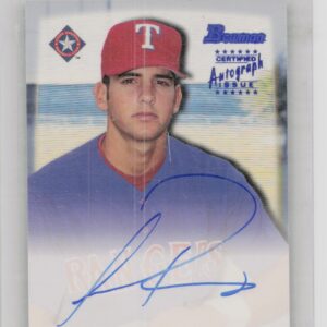 2000 Bowman Jason Romano AU #JR Rangers Autographs