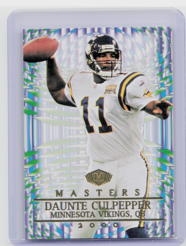 2000 Collector's Edge Masters Daunte Culpepper Retail #104 Vikings