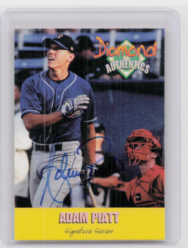 2000 Diamond Authentics Autographs Adam Piatt AU SN500 #TC1 RockHounds Triple Cr