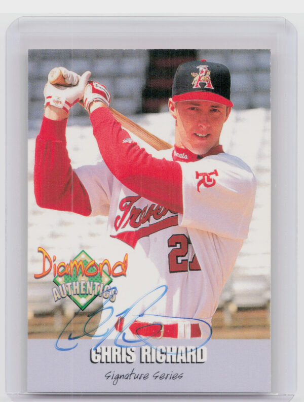 2000 Diamond Authentics Autographs Chris Richard AU SN3250 #31 Travelers