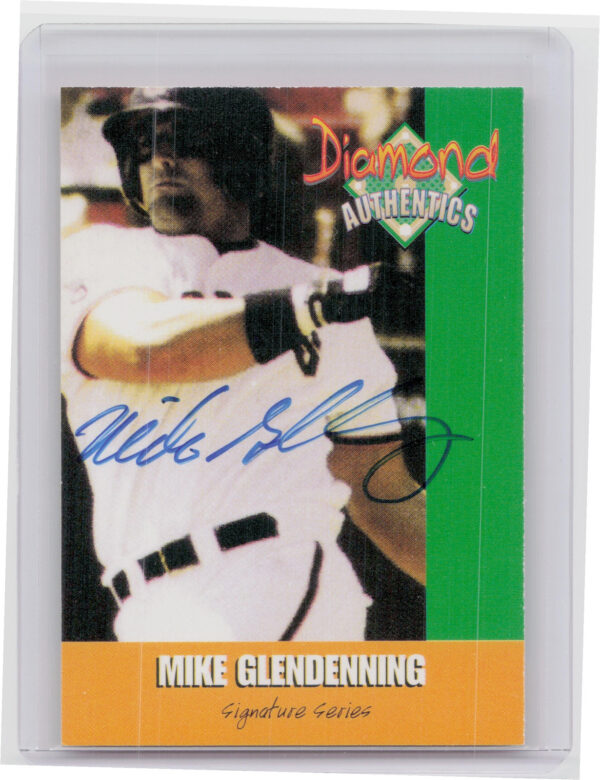 2000 Diamond Authentics Autographs Mike Glendenning AU SN3250 #10 Captains
