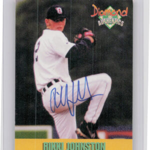 2000 Diamond Authentics Autographs Rikki Johnston AU SN3250 #27 Tigers
