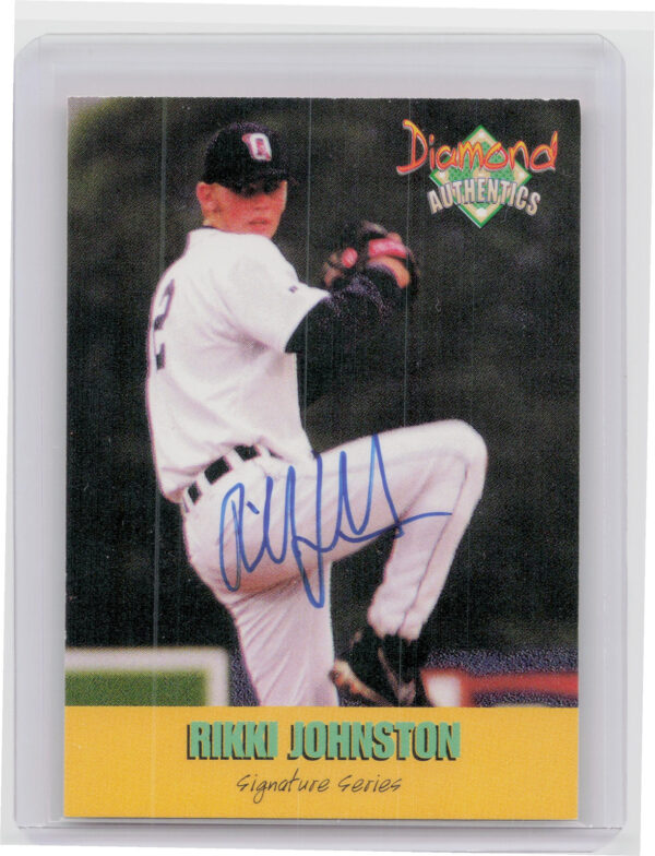 2000 Diamond Authentics Autographs Rikki Johnston AU SN3250 #27 Tigers