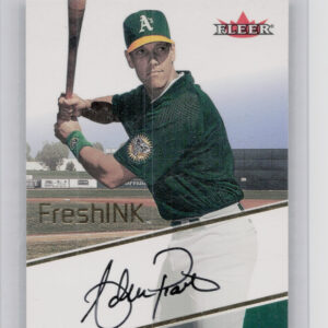 2000 Fleer Mystique Adam Piatt AU #NNO Athletics Fresh Ink
